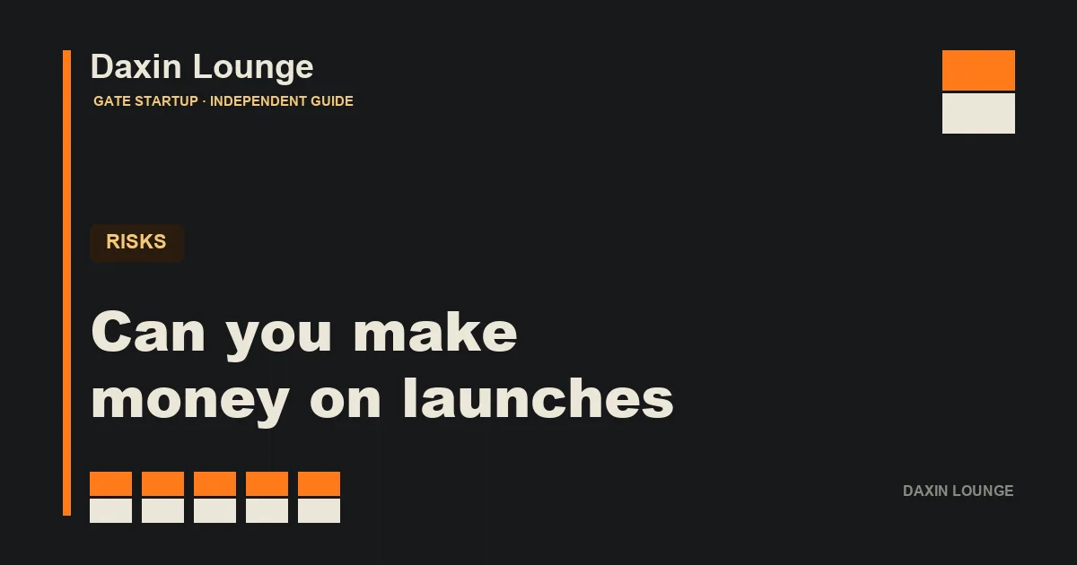 The three ways a Gate launch can lose money: dumps, tied-up capital, and a falling staked coin